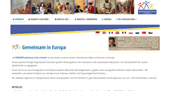 Desktop Screenshot of gemeinsam-in-europa.de