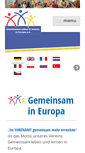 Mobile Screenshot of gemeinsam-in-europa.de