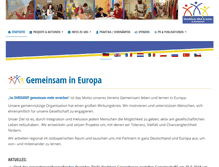 Tablet Screenshot of gemeinsam-in-europa.de